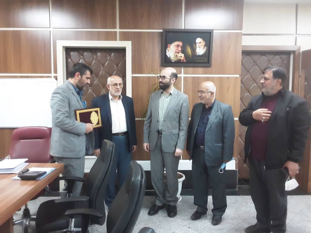 اهدای حکم مسئول ستاد بازسازی عتبات عالیات استان قزوین