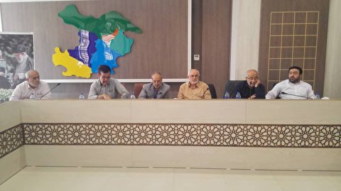 نشست مسئولین ستاد های شهرستانی ستاد توسعه و بازسازی عتبات عالیات استان قزوین