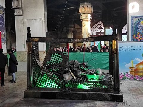 آغاز مرمت امامزاده سبزقبا(ع) با همت مواکب و ستاد توسعه و بازسازی عتبات دزفول+فیلم